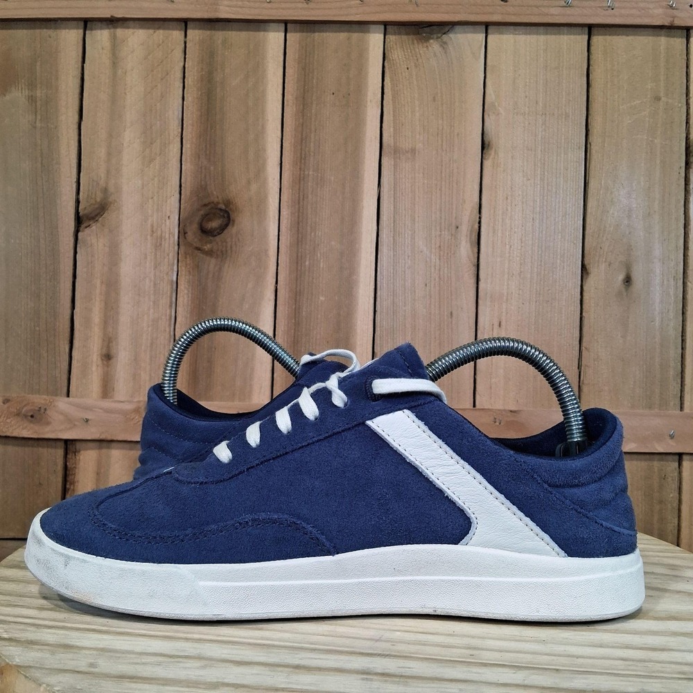 OluKai Ha'upu Shoes Womens 8.5 Blue Leather Walking Comfort Sneakers 20493-5418 - Picture 6 of 10